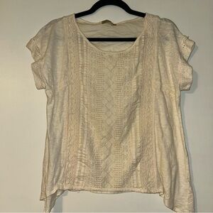 Democracy Cream Lace Blouse